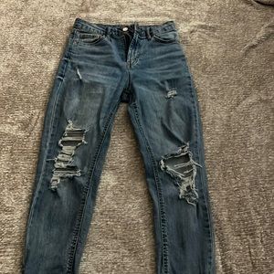 Wild fable ripped jeans denim, size 2